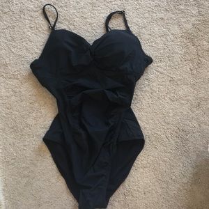 Black Push-Up One Piece
